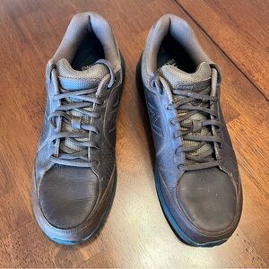 New Balance 928 MW928BR3 Shoes Mens Size 9 D Wide Brown Leather Rollbar Sneaker